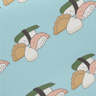 亞洲經典食物斜紋布(幅寬150公分)