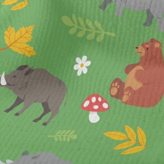 熱帶沙漠生物毛巾布(幅寬160公分)