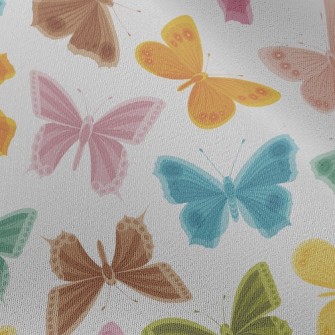 嬌豔花蝴蝶雪紡布(幅寬150公分)