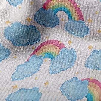 閃亮彩虹毛巾布(幅寬160公分)
