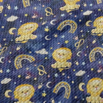 星空中耀眼的獅子座泡泡布(幅寬160公分)