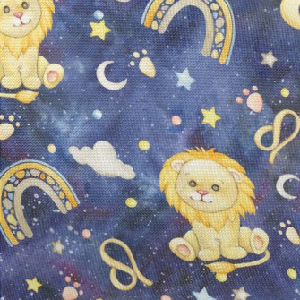 星空中耀眼的獅子座春亞紡(幅寬160公分)