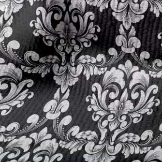 復古排列花紋毛巾布(幅寬160公分)