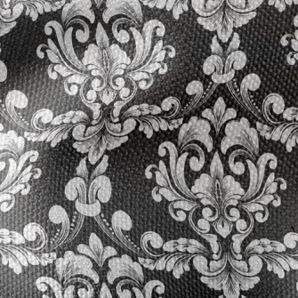 復古排列花紋帆布(幅寬150公分)