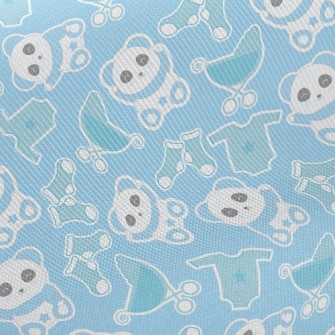 熊貓寶寶斜紋布(幅寬150公分)