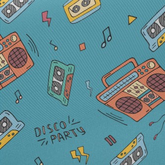 90s錄音帶與音響厚棉布(幅寬150公分)