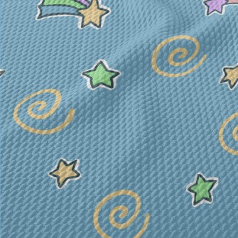 彩色流星和星星泡泡布(幅寬160公分)