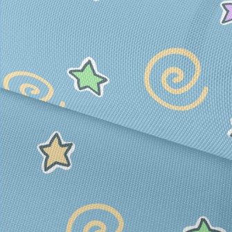 彩色流星和星星牛津布(幅寬150公分)