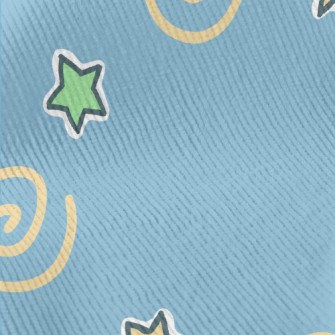 彩色流星和星星燈芯絨(幅寬150公分)