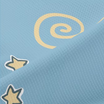 彩色流星和星星高爾布(幅寬180公分)