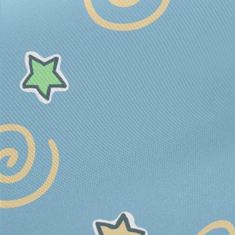 彩色流星和星星厚棉布(幅寬150公分)