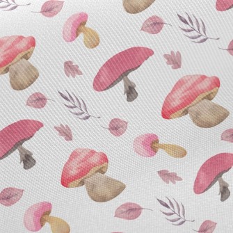粉嫩香菇葉子斜紋布(幅寬150公分)