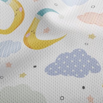 晚安月亮鳥眼布(幅寬160公分)