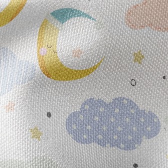 晚安月亮帆布(幅寬150公分)