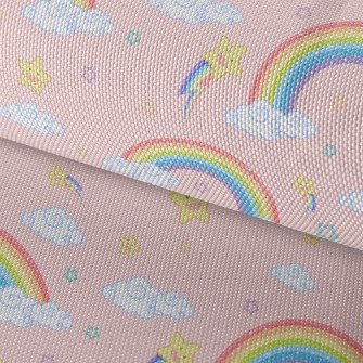 星星彩虹牛津布(幅寬150公分)