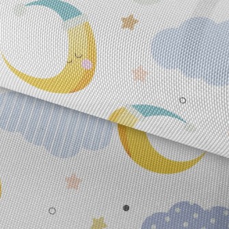 晚安月亮牛津布(幅寬150公分)