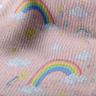 星星彩虹毛巾布(幅寬160公分)