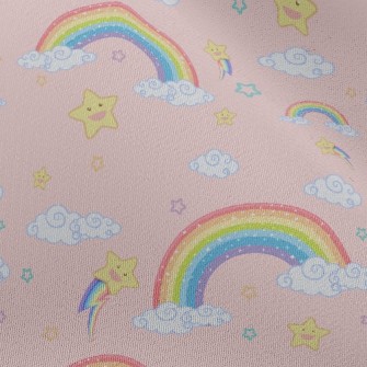星星彩虹雪紡布(幅寬150公分)