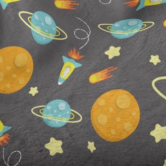 太空船與星球法蘭絨(幅寬150公分)