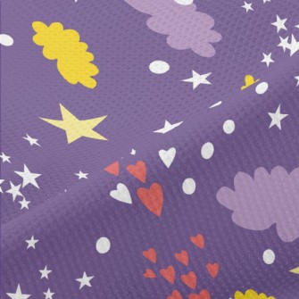 點點星星愛心高爾布(幅寬180公分)