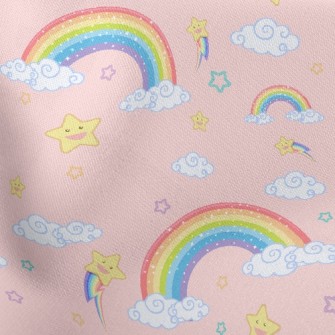 星星彩虹薄棉布(幅寬150公分)
