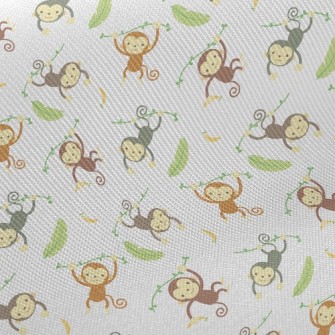 擺盪猴子厚棉布(幅寬150公分)