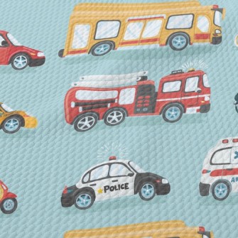 救護車警車消防車泡泡布(幅寬160公分)