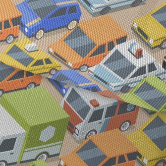 巨大汽車停車場牛津布(幅寬150公分)