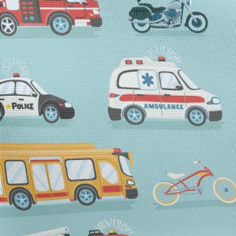 救護車警車消防車春亞紡(幅寬160公分)