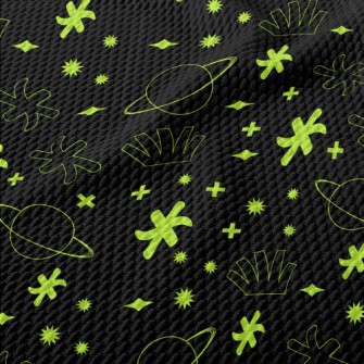 螢光色星球星星泡泡布(幅寬160公分)