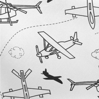 直昇機與飛機春亞紡(幅寬160公分)