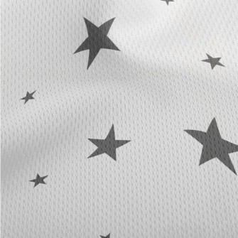 灰色色塊星星鳥眼布(幅寬160公分)