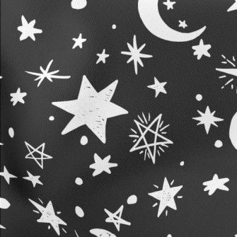 塗鴉星星月亮薄棉布(幅寬150公分)