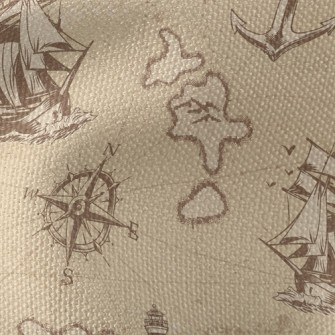 帆船航海地圖帆布(幅寬150公分)