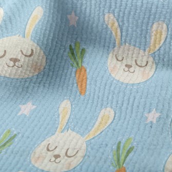 古錐閉眼兔子毛巾布(幅寬160公分)