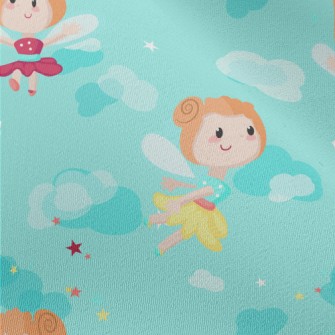漂亮可愛的小仙子雪紡布(幅寬150公分)