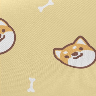 可愛活潑的柴犬斜紋布(幅寬150公分)
