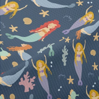 大海裡的美人魚們高爾布(幅寬180公分)