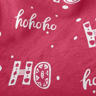 各種HOHOHO文字法蘭絨(幅寬150公分)