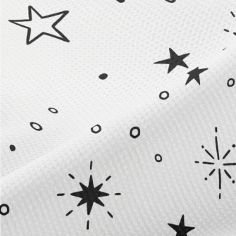 手繪各式星星高爾布(幅寬180公分)