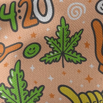 逗趣阿囉哈手勢帆布(幅寬150公分)