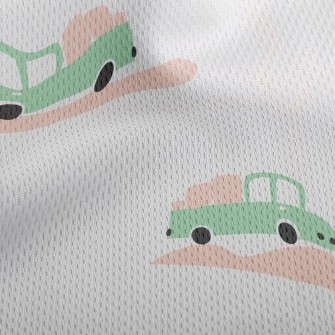 努力載貨大卡車鳥眼布(幅寬160公分)