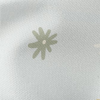 簡約單調的花朵帆布(幅寬150公分)