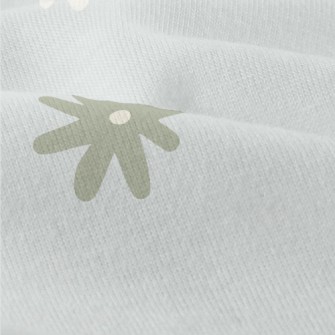 簡約單調的花朵仿棉布(幅寬150公分)