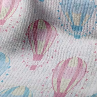 愛心點點熱氣球毛巾布(幅寬160公分)
