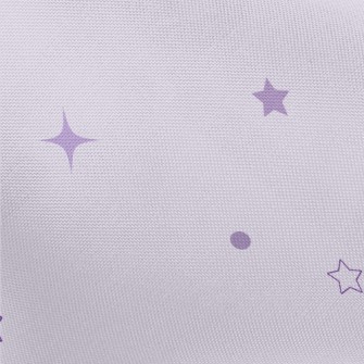 四散紫色的各種星星春亞紡(幅寬160公分)