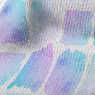 美麗漸層抽象線條毛巾布(幅寬160公分)