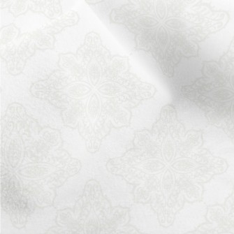 菱形花卉葉子團花水晶絨(幅寬160公分)