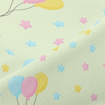 彩色星星和氣球高爾布(幅寬180公分)