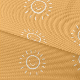 太陽笑臉塗鴉牛津布(幅寬150公分)